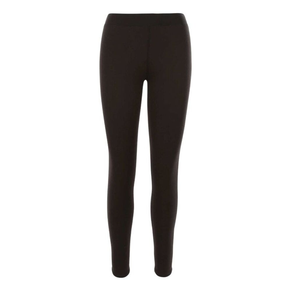 Trespass Womens/Ladies Fuzzy Sherpa Lined Leggings / Black